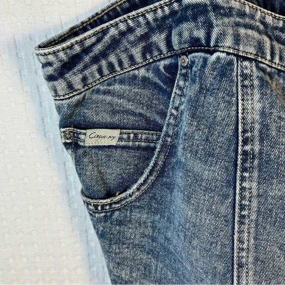 NEW Circus NY by Sam Edelman Bustier Denim Crop Top Womens XL Adjustable Straps - Picture 7 of 11